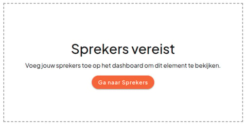 Sprekers widget