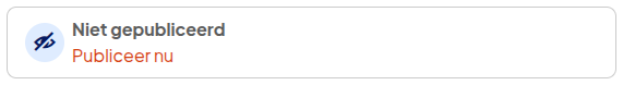 Niet gepubliceerd